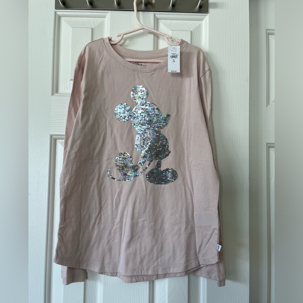 Long sleeve Disney flip shirt, NWT - Picture 2 of 8